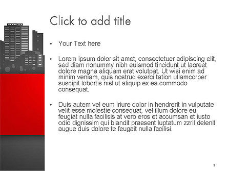 Templat PowerPoint Siluet Kota Modern, Slide 3, 14529, Konstruksi — PoweredTemplate.com