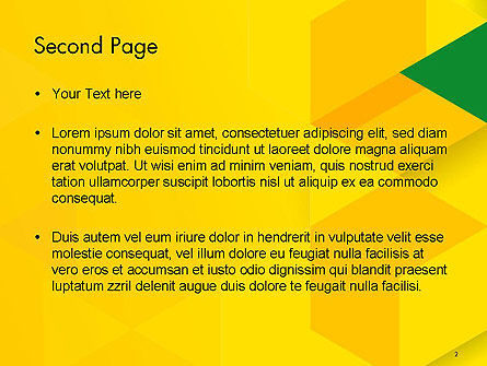 Modèle PowerPoint de mosaïque hexagonale abstraite, Diapositive 2, 14533, Abstrait / Textures — PoweredTemplate.com