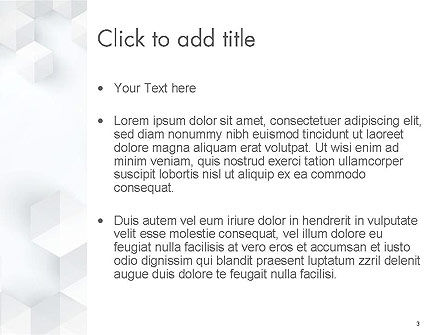 Templat PowerPoint Latar Belakang Bentuk Isometrik Abstrak, Slide 3, 14536, Abstrak/Tekstur — PoweredTemplate.com