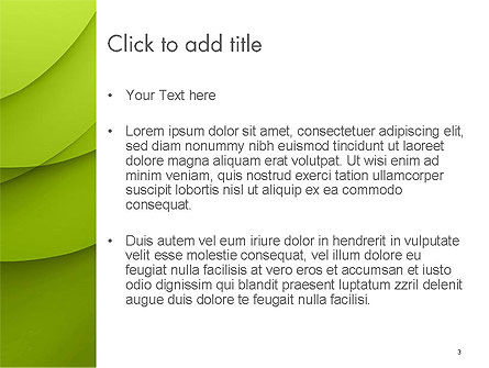 Modello PowerPoint - Sfondo di onda astratta verde gradiente, Slide 3, 14538, Astratto/Texture — PoweredTemplate.com
