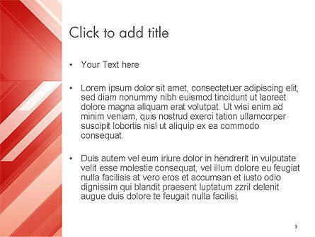 Templat PowerPoint Abstrak Panah Panah Berteknologi Merah, Slide 3, 14545, Abstrak/Tekstur — PoweredTemplate.com