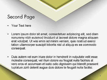 Overlappen Papierlagen PowerPoint Template, Dia 2, 14548, Abstract/Textuur — PoweredTemplate.com