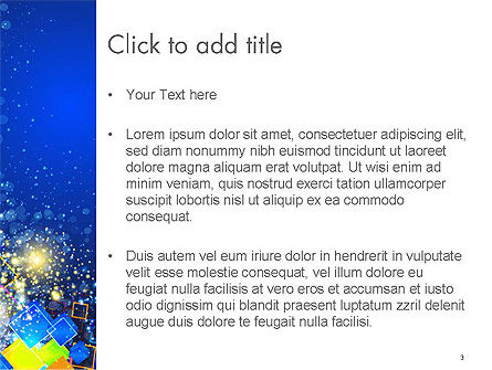 Levendige Kleurrijke Abstracte Achtergrond PowerPoint Template, Dia 3, 14561, Abstract/Textuur — PoweredTemplate.com