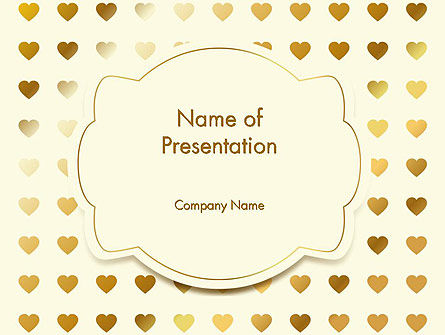 Metal Heart Confetti Pattern PowerPoint Template, Free PowerPoint Template, 14564, Holiday/Special Occasion — PoweredTemplate.com