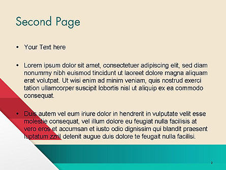 파워포인트 템플릿 - 추상 창의적 컨셉 레이아웃, 슬라이드 2, 14575, 추상/직물 — PoweredTemplate.com