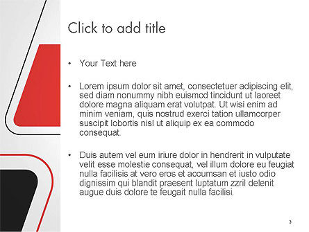 Modèle PowerPoint de formes arrondies, Diapositive 3, 14589, Abstrait / Textures — PoweredTemplate.com
