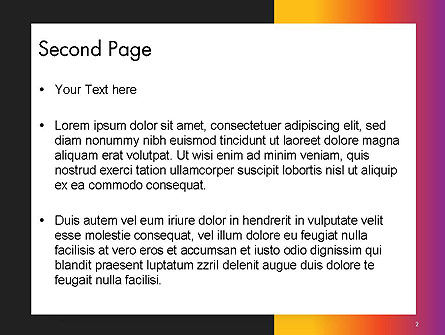 Modèle PowerPoint de arrière-plan graduel abstrait, Diapositive 2, 14602, Abstrait / Textures — PoweredTemplate.com