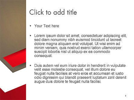 Templat PowerPoint Abstrak Memotong Bentuk Kertas, Slide 3, 14609, Bisnis — PoweredTemplate.com