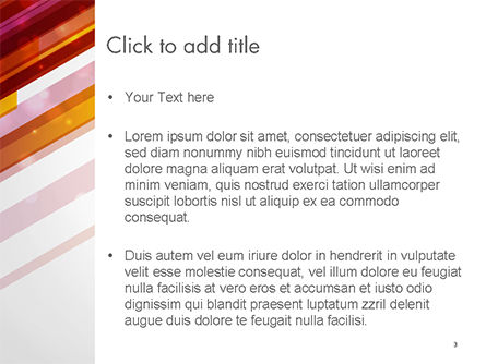 Modello PowerPoint - Linee diagonali dritte, Slide 3, 14613, Astratto/Texture — PoweredTemplate.com