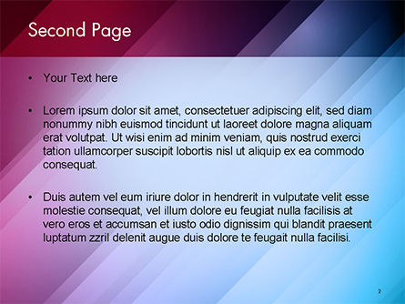 Plantilla de PowerPoint - fondo brillante abstracto con líneas diagonales, Diapositiva 2, 14617, Abstracto / Texturas — PoweredTemplate.com