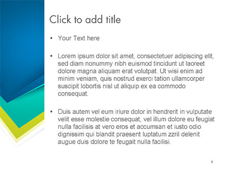 Modèle PowerPoint de couche de papier angulaire abstraite, Diapositive 3, 14630, Abstrait / Textures — PoweredTemplate.com