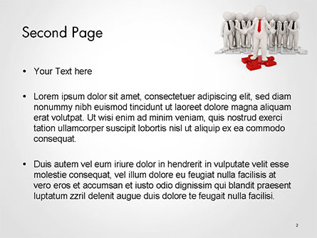 Succesvolle Zakelijke Leider PowerPoint Template, Dia 2, 14654, 3D — PoweredTemplate.com