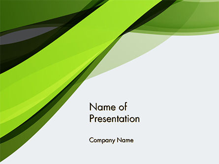 Plantilla de PowerPoint - bandas verdes y grises, Gratis Plantilla de PowerPoint, 14655, Abstracto / Texturas — PoweredTemplate.com