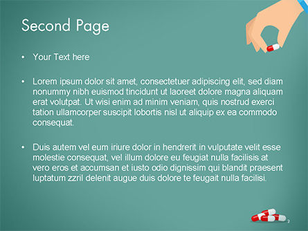 Templat PowerPoint Tangan Dan Pil Dokter, Slide 2, 14662, Medis — PoweredTemplate.com