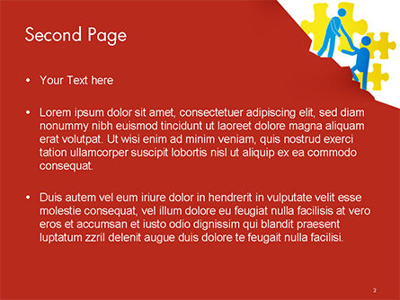 Modello PowerPoint - Dare una mano d'aiuto, Slide 2, 14674, Concetti del Lavoro — PoweredTemplate.com