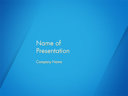 Templat PowerPoint Latar Belakang Biru Polos, Templat PowerPoint, 14683, Abstrak/Tekstur — PoweredTemplate.com