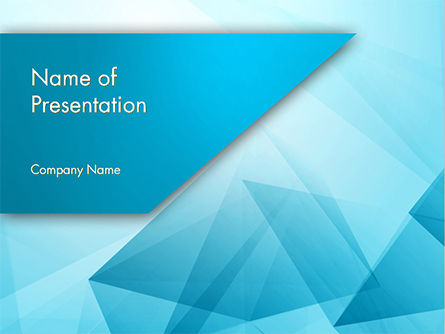 透明蓝色三角形PowerPoint模板, 免费 PowerPoint模板, 14711, 抽象/纹理 — PoweredTemplate.com