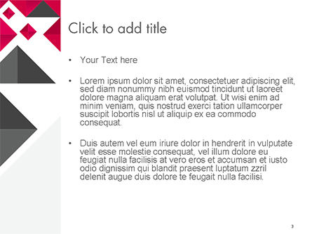 Modèle PowerPoint de origine abstraite style origami, Diapositive 3, 14735, Abstrait / Textures — PoweredTemplate.com