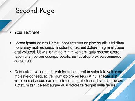 Modello PowerPoint - Strisce diagonali parallele astratte, Slide 2, 14741, Astratto/Texture — PoweredTemplate.com