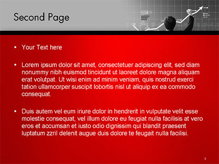 Modello PowerPoint - Uomo d'affari felice con i profitti aziendali, Slide 2, 14742, Lavoro — PoweredTemplate.com