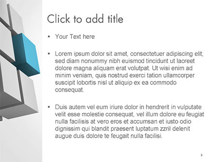 Modello PowerPoint - Tema cubico, Slide 3, 14757, Astratto/Texture — PoweredTemplate.com