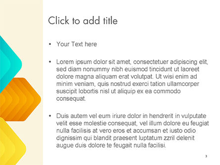Modello PowerPoint - Frecce colorate, Slide 3, 14772, Astratto/Texture — PoweredTemplate.com
