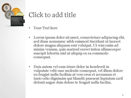 Templat PowerPoint Kas, Slide 3, 14782, Finansial/Akuntansi — PoweredTemplate.com