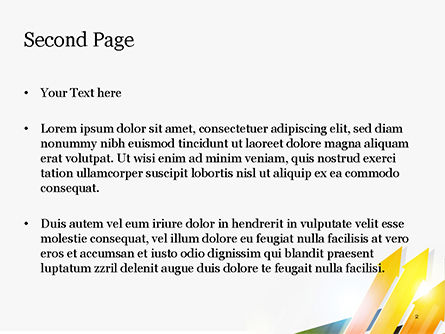 Nach oben farbige pfeile mit reflexionen PowerPoint Vorlage, Folie 2, 14795, Abstrakt/Texturen — PoweredTemplate.com