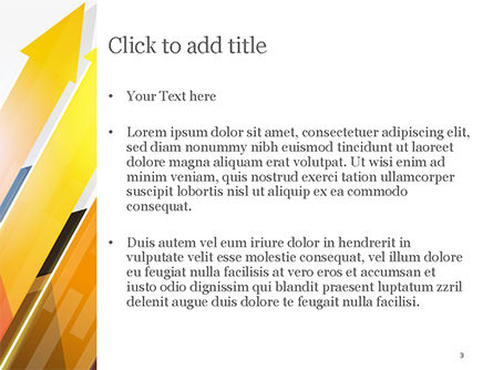 Templat PowerPoint Panah Berwarna Ke Atas Dengan Pantulan, Slide 3, 14795, Abstrak/Tekstur — PoweredTemplate.com
