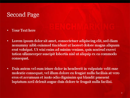 Modèle PowerPoint de man démarre processus de benchmarking, Diapositive 2, 14809, Concepts commerciaux — PoweredTemplate.com