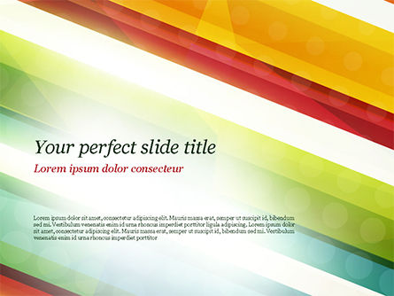 Colorful Diagonal Stripes PowerPoint Template, Free PowerPoint Template, 14811, Abstract/Textures — PoweredTemplate.com