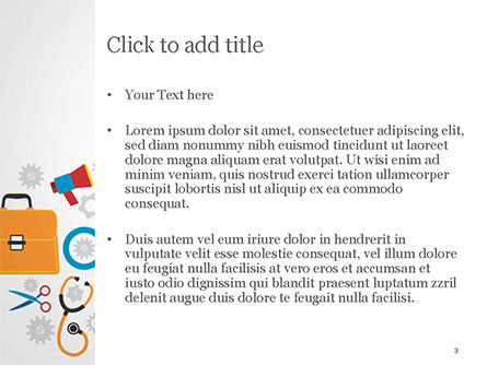 Tools and Gears PowerPoint Template, Slide 3, 14827, 3D — PoweredTemplate.com