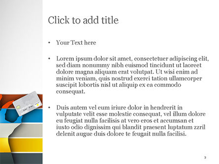 クレジットカード情報 - PowerPointテンプレート, スライド 3, 14844, 3D — PoweredTemplate.com