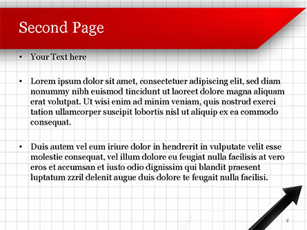 Diagonale Pijl PowerPoint Template, Dia 2, 14865, Business Concepten — PoweredTemplate.com