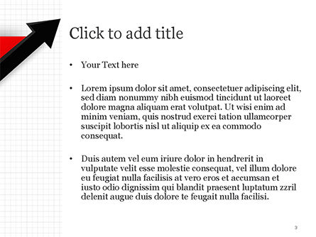 Modello PowerPoint - Freccia diagonale, Slide 3, 14865, Concetti del Lavoro — PoweredTemplate.com
