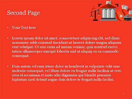Plantilla de PowerPoint - concepto de ilustración de ley y orden, Diapositiva 2, 14870, Legal — PoweredTemplate.com