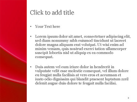影付きのソフトカーブ - PowerPointテンプレート, スライド 3, 14880, 抽象／テクスチャ — PoweredTemplate.com