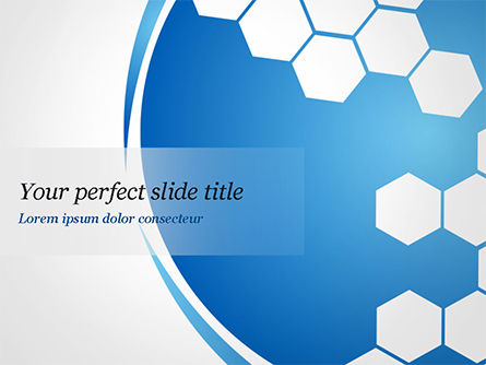 Flat Hexagons Abstract Background PowerPoint Template, Free PowerPoint Template, 14886, Abstract/Textures — PoweredTemplate.com