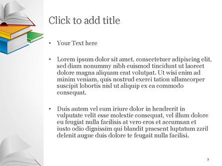 Modello PowerPoint - Libri, Slide 3, 14906, Education & Training — PoweredTemplate.com