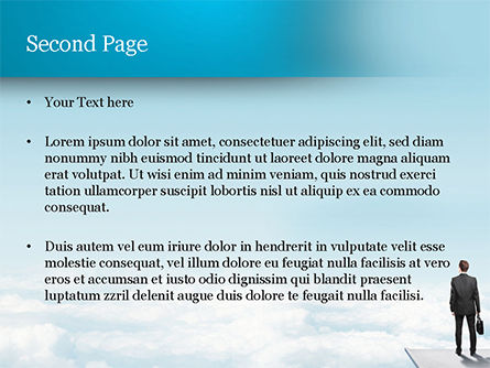 Modello PowerPoint - Imprenditore in piedi sul molo, Slide 2, 14907, Concetti del Lavoro — PoweredTemplate.com