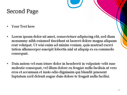 Templat PowerPoint Bintik Warna Abstrak, Slide 2, 14914, Abstrak/Tekstur — PoweredTemplate.com