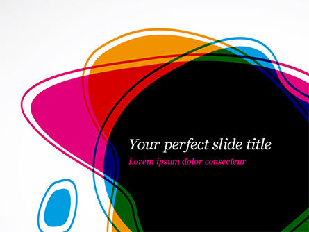 Modèle PowerPoint de taches de couleur abstraites, Gratuit Modele PowerPoint, 14914, Abstrait / Textures — PoweredTemplate.com