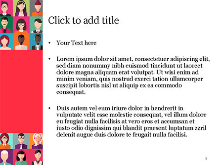 Modèle PowerPoint de icônes de personnes, Diapositive 3, 14927, Mensen — PoweredTemplate.com