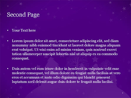 Christmas Holiday Background PowerPoint Template, Slide 2, 14928, Holiday/Special Occasion — PoweredTemplate.com