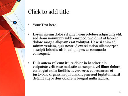 Verbundene punkte und abstrakte ebenen PowerPoint Vorlage, Folie 3, 14936, Abstrakt/Texturen — PoweredTemplate.com