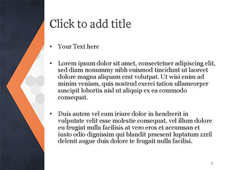 Modello PowerPoint - Sfondo astratto alveare, Slide 3, 14944, Astratto/Texture — PoweredTemplate.com
