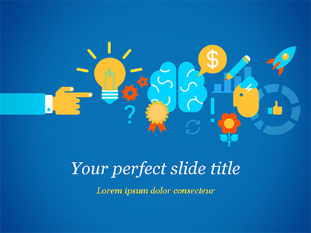 Creative Process Concept PowerPoint Template, PowerPoint Template, 14956, Business Concepts — PoweredTemplate.com