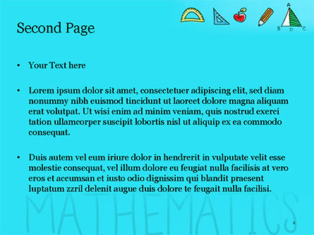 Templat PowerPoint Tiruan Matematis, Slide 2, 14968, Education & Training — PoweredTemplate.com