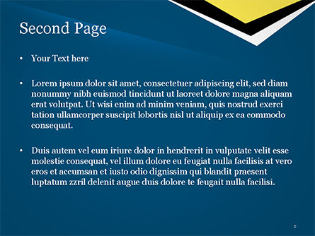 Modèle PowerPoint de papier découpé abstrait, Diapositive 2, 14994, Abstrait / Textures — PoweredTemplate.com