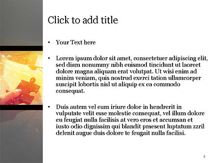 Modèle PowerPoint de mains mettant la pièce de puzzle ensemble, Diapositive 3, 15033, Concepts commerciaux — PoweredTemplate.com